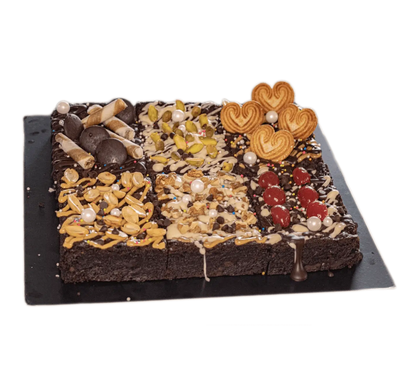 Brownie celebration box in Lalitpur – Assorted gourmet brownies by DejaVu Bakery