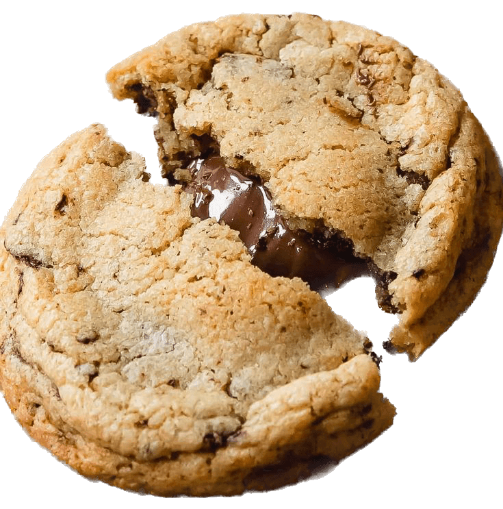 Nutella Stuffed Cookies (Simple and Easy Recipe) - Olives + Thyme Background Removed