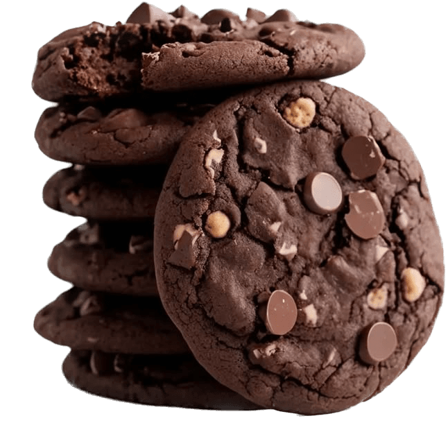 Double Chocolate Chip Cookies - CakeRe Background Removed
