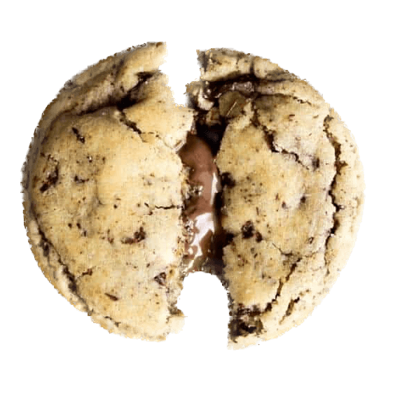 Nutella Stuffed Cookies - Sugar Spun Run Background Removed
